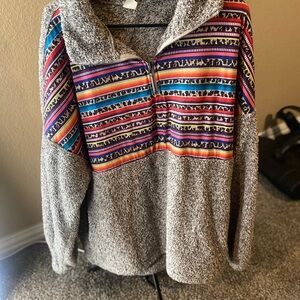 Multicolor Patterned Women's Jacket